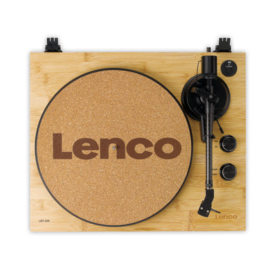 Lenco LBT-188WA - Platine avec transmission Bluetooth®, marron foncé