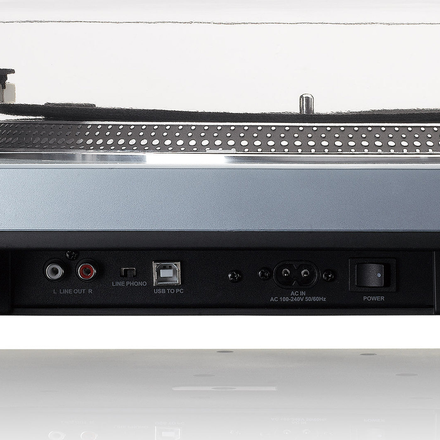 Lenco - L-3809ME - Platine à entraînement direct avec encodage USB/PC