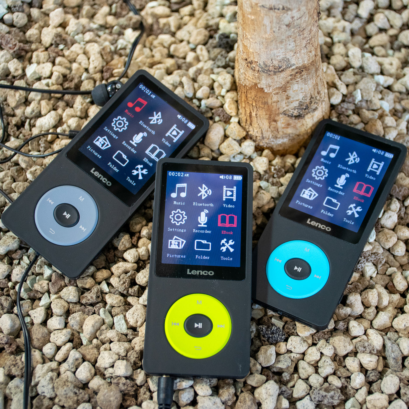Lenco Xemio-860GN - Lecteur MP3/MP4 avec Bluetooth® et mémoire interne de 8 Go - Vert