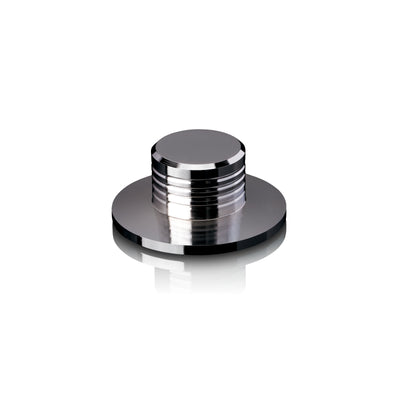 Lenco TTA-076SI - Stabilisateur de vinyle chromé - Poids de pression pour platine vinyle - Argent