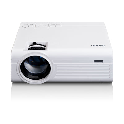 Lenco LPJ-280WH - Video projecteur LCD haute résolution, supporte le contenu Full HD 1080P - Blanc