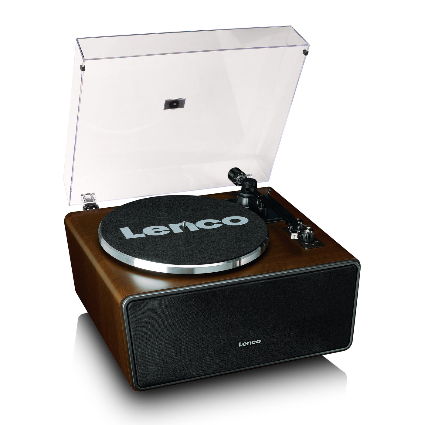 Lenco LS-470WA - Platine vinyle avec haut-parleurs intégrés et Bluetooth® - Noyer