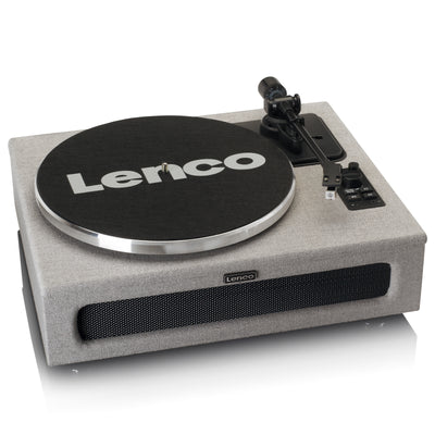 Lenco LS-440GY - Platine vinyle avec 4 haut-parleurs incorporés