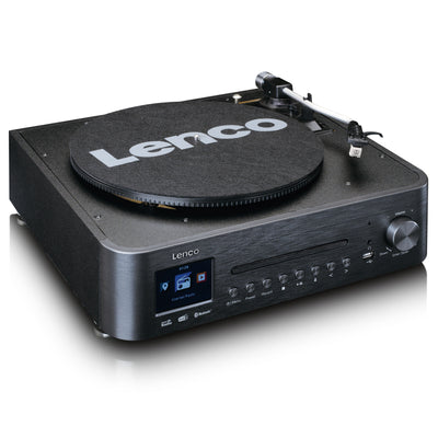 Lenco MC-460BK - Chaine Hifi avec radio internet, DAB+ et FM - Noir