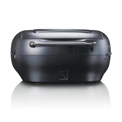 Lenco SCD-6000BK - Radio Internet portable avec DAB+/FM, Bluetooth®, lecteur CD et grand écran LCD couleur - Noir