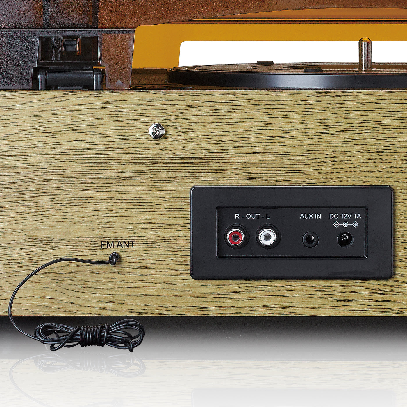 Classic Phono TT-41OK - Platine rétro avec haut-parleurs intégrés