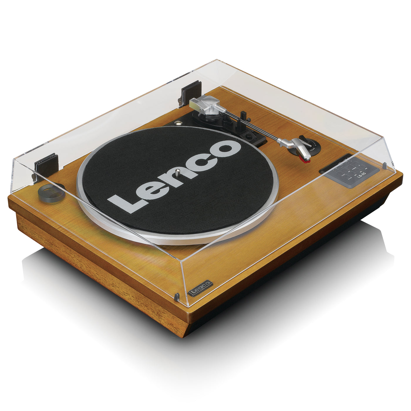 Lenco LS-55WA - Platine vinyle avec Bluetooth®, USB, MP3, haut-parleurs - Bois