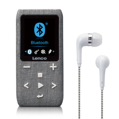 Lenco Xemio-861GY - Lecteur MP3/MP4 avec Bluetooth® et carte micro SD de 8 Go - Gris