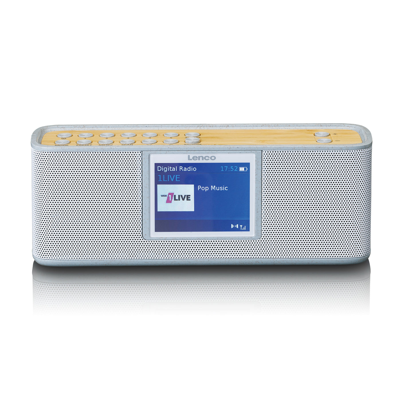 Lenco PDR-046GY -Radio DAB+ avec Bluetooth® 5.0, grise