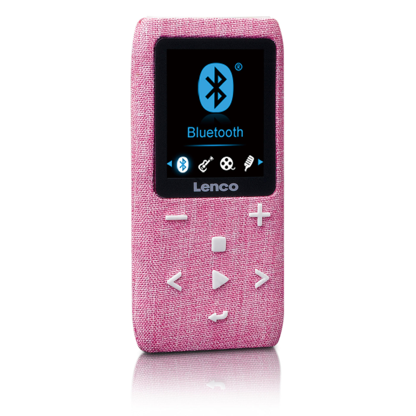 Lenco Xemio-861PK - Lecteur MP3/MP4 avec Bluetooth® et carte micro SD de 8 Go - Rose