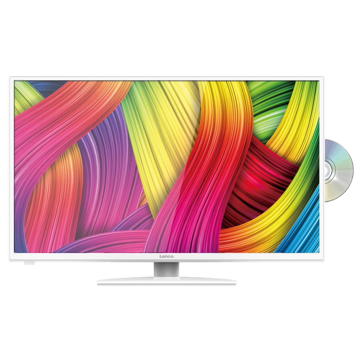 Lenco DVL-3242 - TV avec lecteur DVD intégré DVB/T/T2/S2/C 32 pouces - Blanc