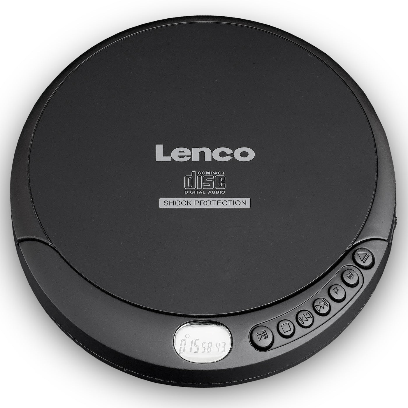 Lenco CD-200 - Lecteur CD portable avec protection contre les chocs - Noir