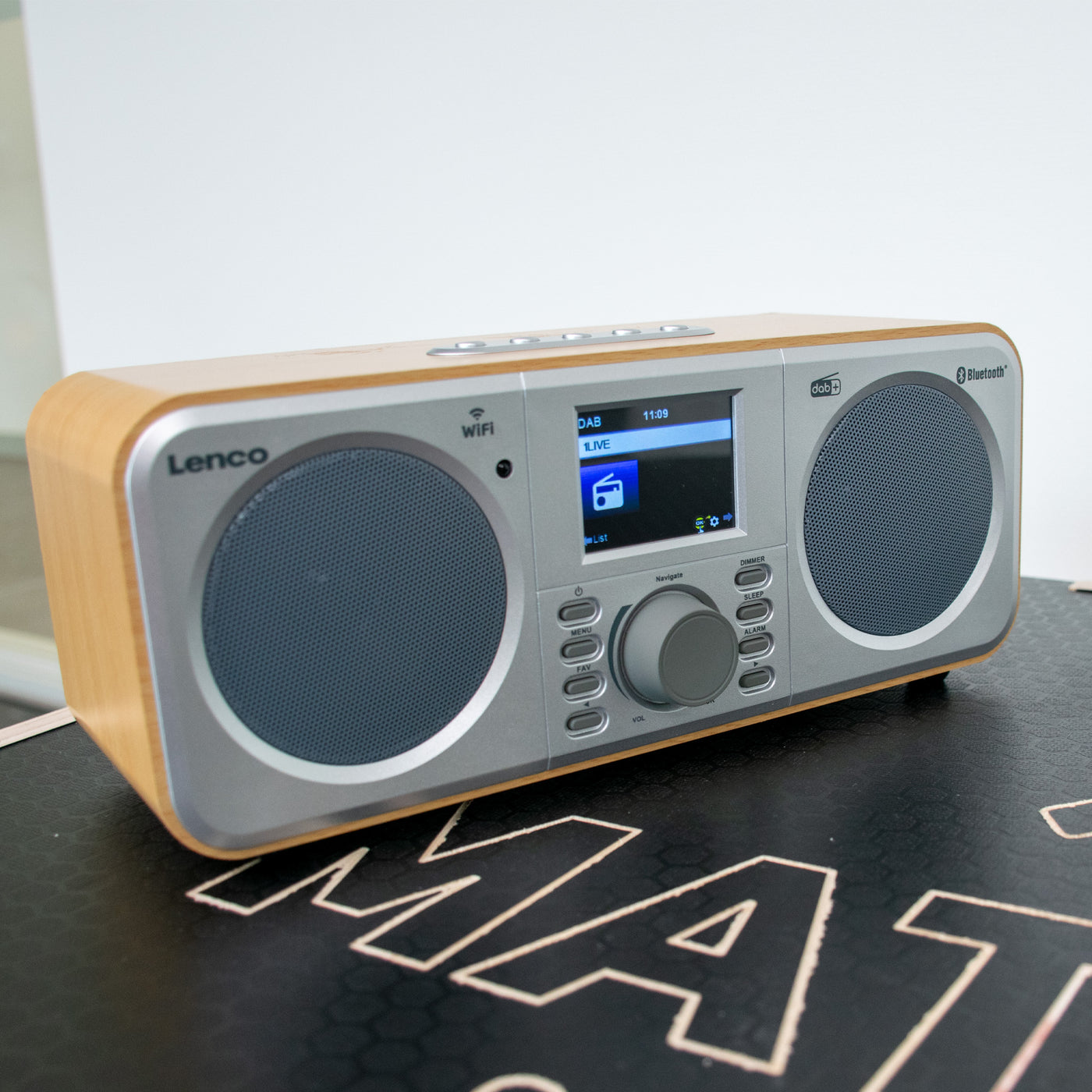 Lenco DIR-141WD - Radio internet avec DAB+, Bluetooth® et Spotify Connect, bois