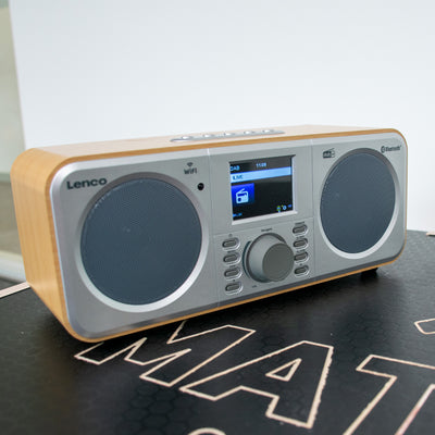 Lenco DIR-141WD - Radio internet avec DAB+, Bluetooth® et Spotify Connect, bois
