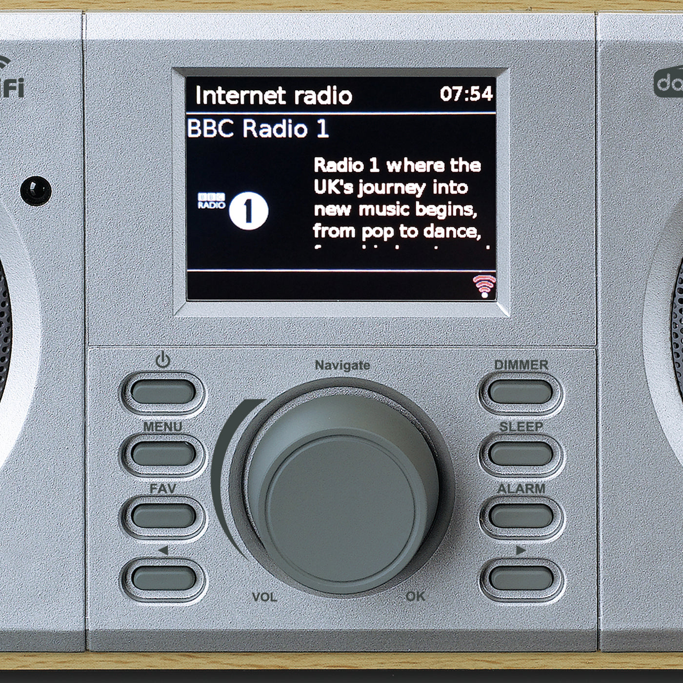 Lenco DIR-141WD - Radio internet avec DAB+, Bluetooth® et Spotify Connect, bois