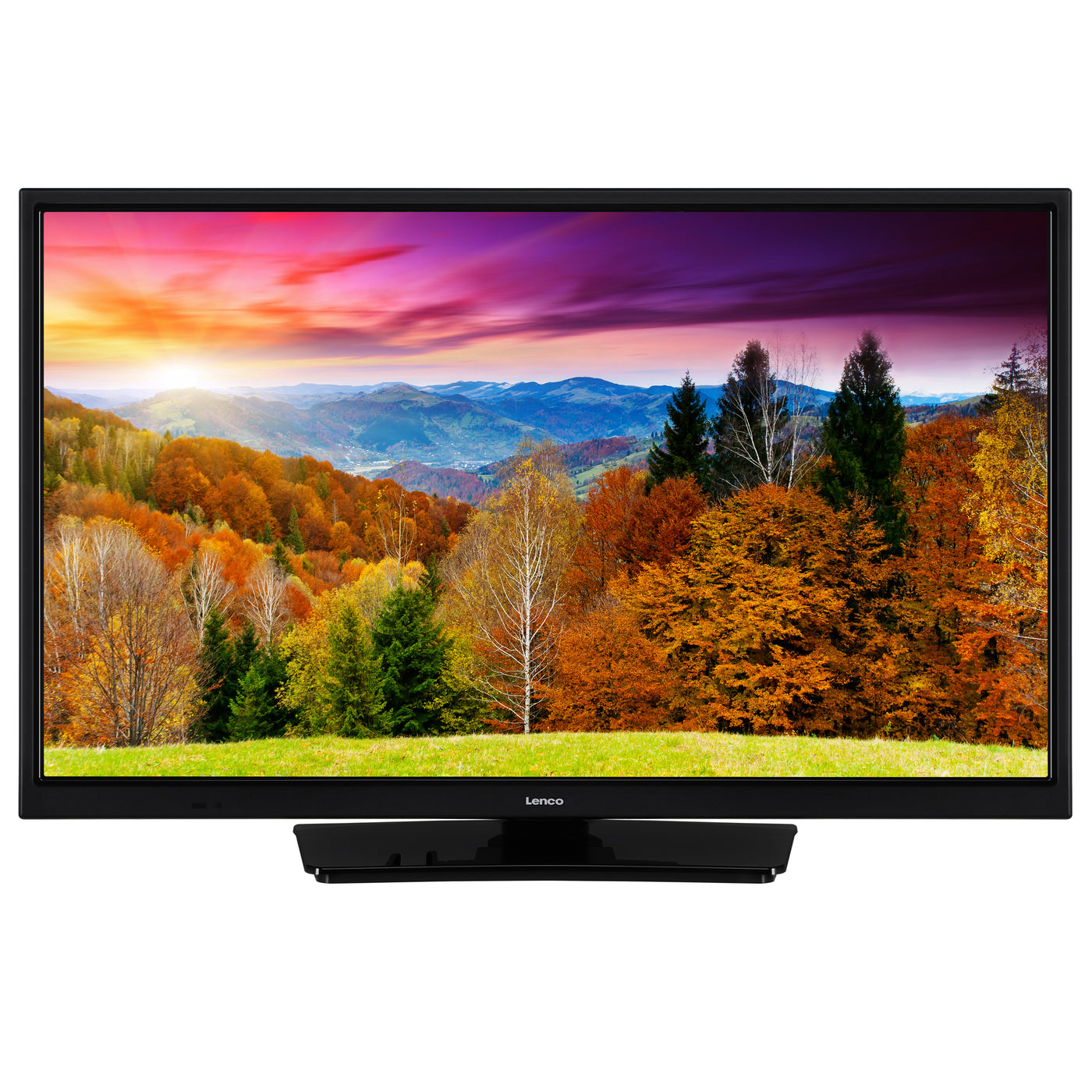 Lenco LED-2463BK - 24" Smart TV Android avec adaptateur voiture 12 V, noir