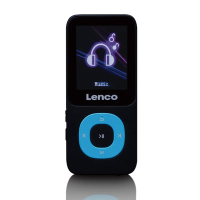 Lenco Xemio-659BU - Lecteur MP3/MP4 avec carte micro SD de 4 Go, bleu