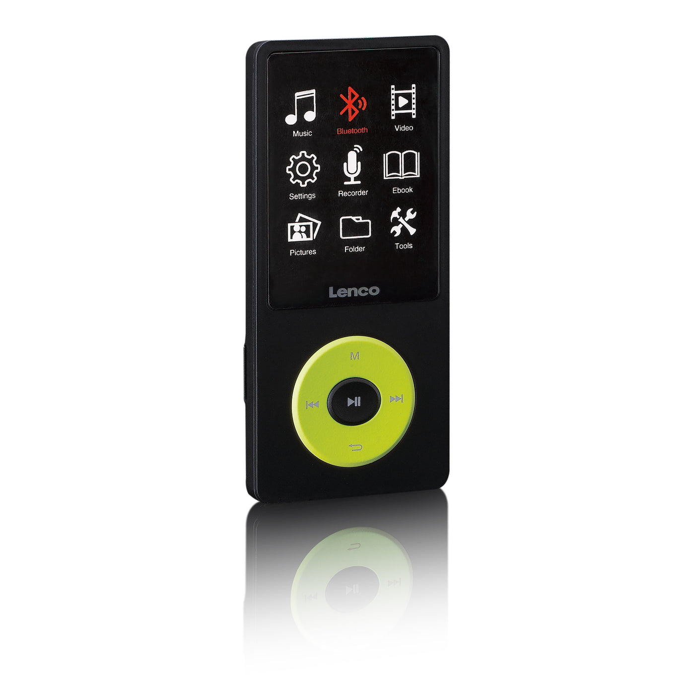 Lenco Xemio-860GN - Lecteur MP3/MP4 avec Bluetooth® et mémoire interne de 8 Go - Vert