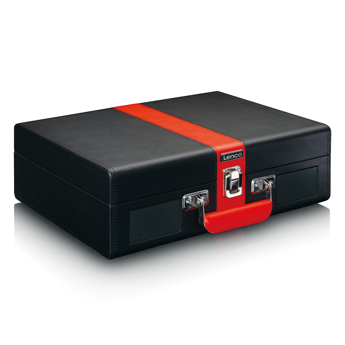 Classic Phono TT-110BKRD - Platine vinyle Bluetooth® avec haut-parleurs intégrés - Noir Rouge