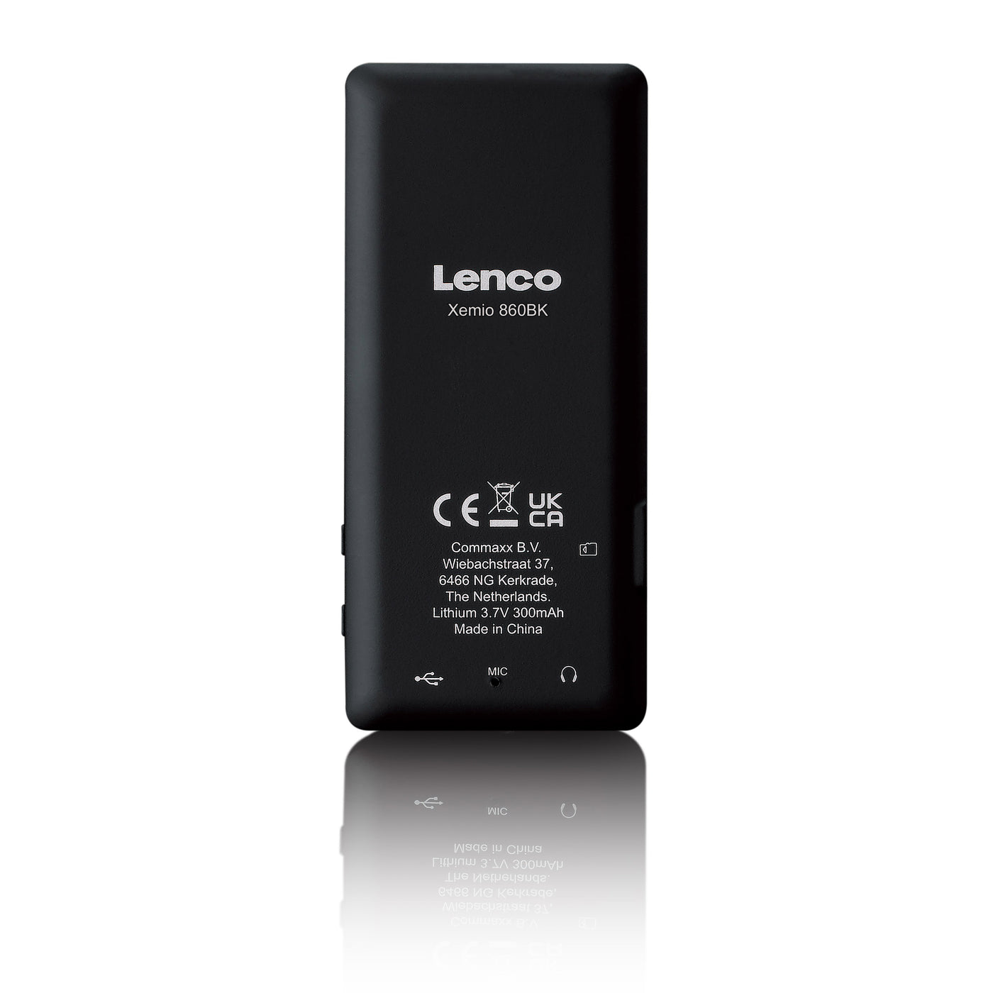 Lenco Xemio-860BK - Lecteur MP3/MP4 avec Bluetooth® et mémoire interne de 8 Go - Noir