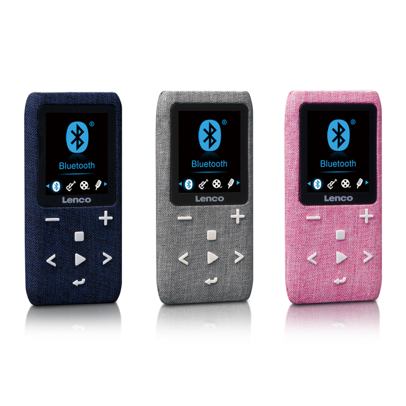Lenco Xemio-861GY - Lecteur MP3/MP4 avec Bluetooth® et carte micro SD de 8 Go - Gris