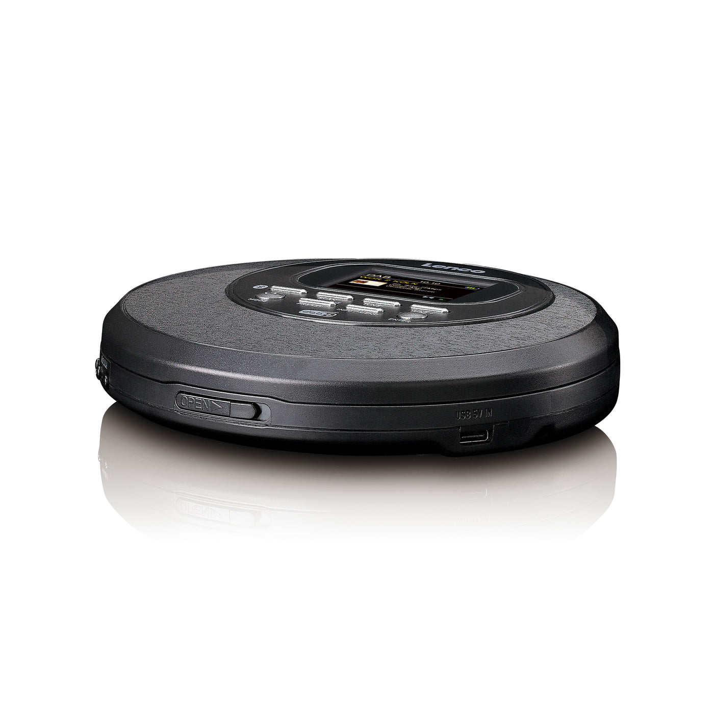 Lenco CD-500BK - Lecteur CD portable avec radio DAB+/FM et Bluetooth® - Noir