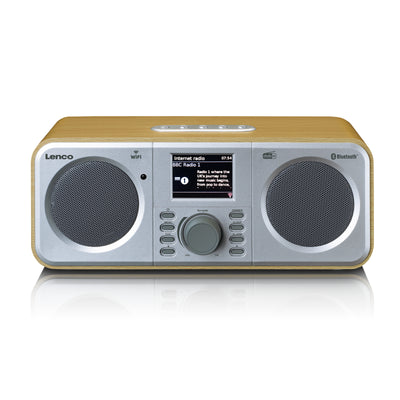 Lenco DIR-141WD - Radio internet avec DAB+, Bluetooth® et Spotify Connect, bois