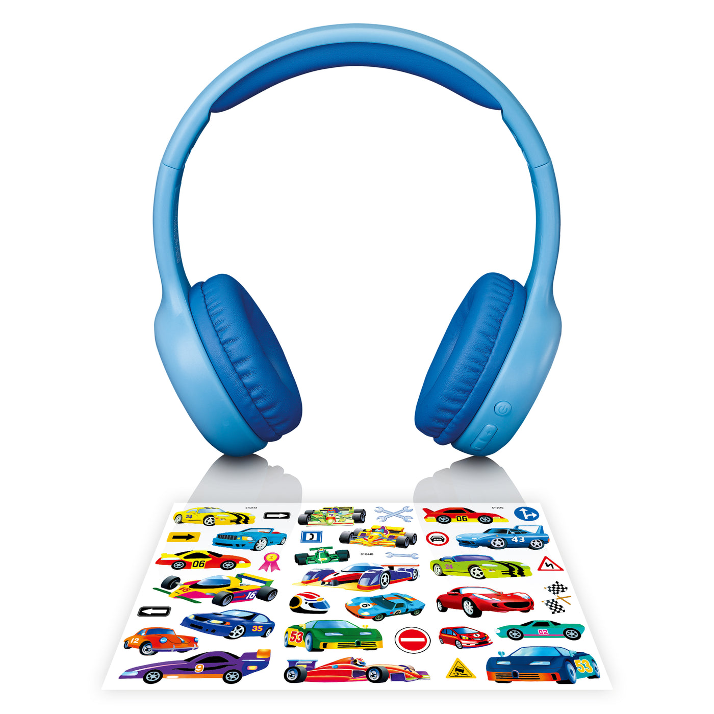 Lenco HPB-110BU - Casque Bluetooth® pliable pour enfants - Bleu