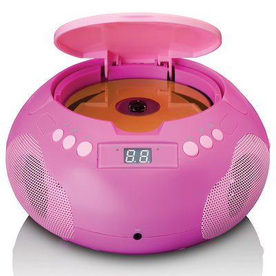 Lenco SCD-620PK - Portable radio/ CD player w. MIC. - Rose