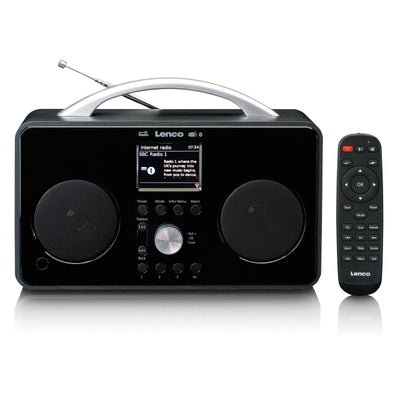 Lenco PIR-645BK - Radio FM / Internet / DAB+ avec Bluetooth® - Noir