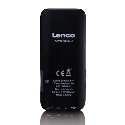 Lenco Xemio-659LM - Lecteur MP3/MP4 avec carte micro SD de 4 Go, vert