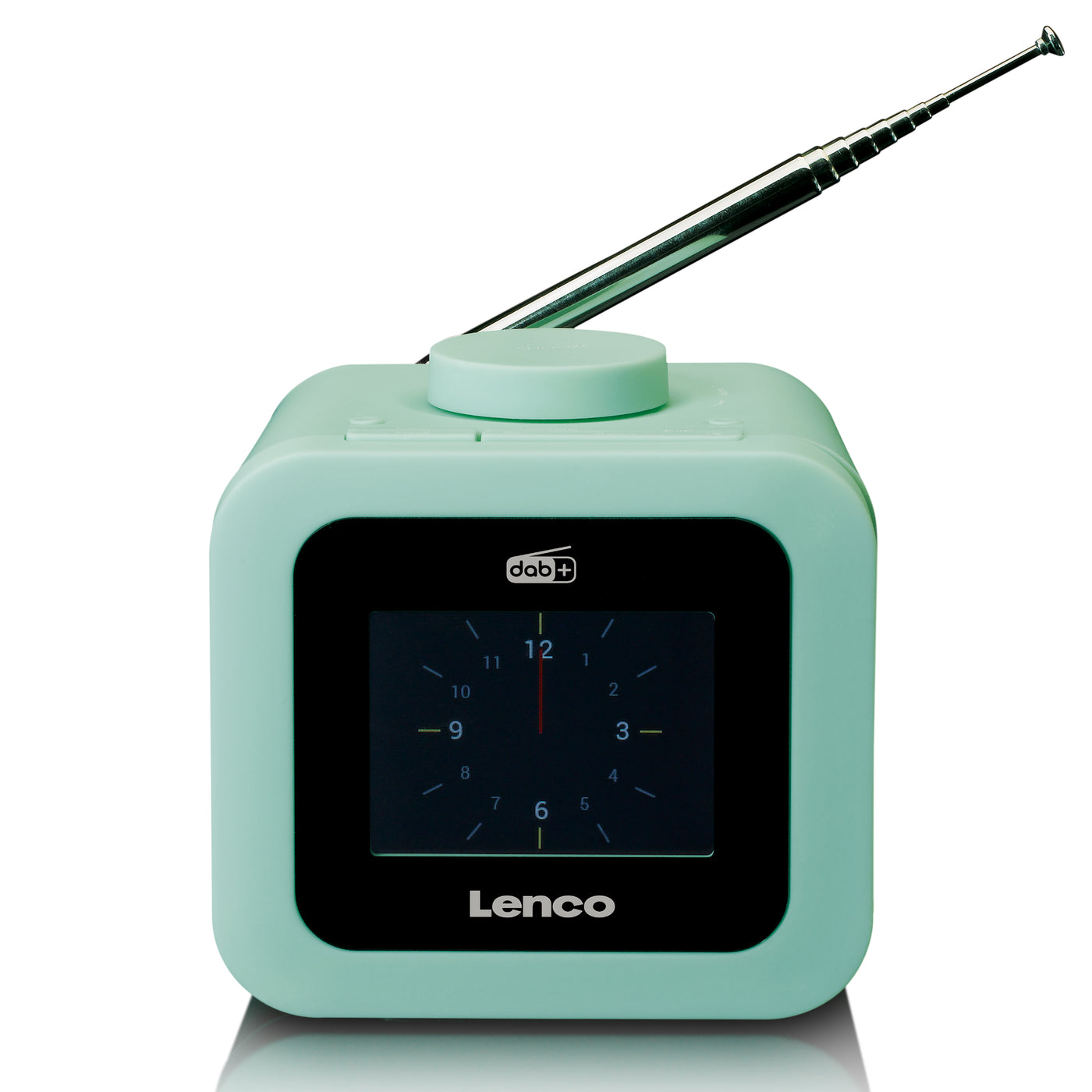 Lenco CR-620GN - Radio-réveil DAB+/FM avec écran couleur - Vert