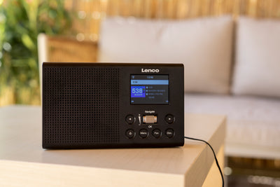 Lenco DIR-60BK - Radio Internet/FM avec contrôle des applications - Noir