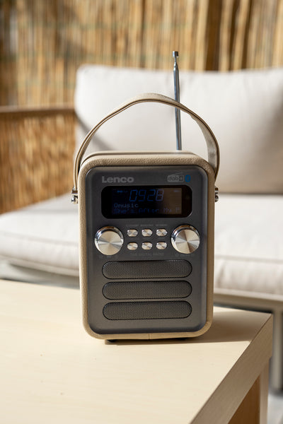 Lenco PDR-051TPSI - Radio DAB+/ FM avec Bluetooth® - Taupe