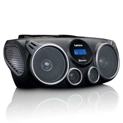 Lenco SCD-100BK - Radio CD portable Bluetooth® USB - Noir