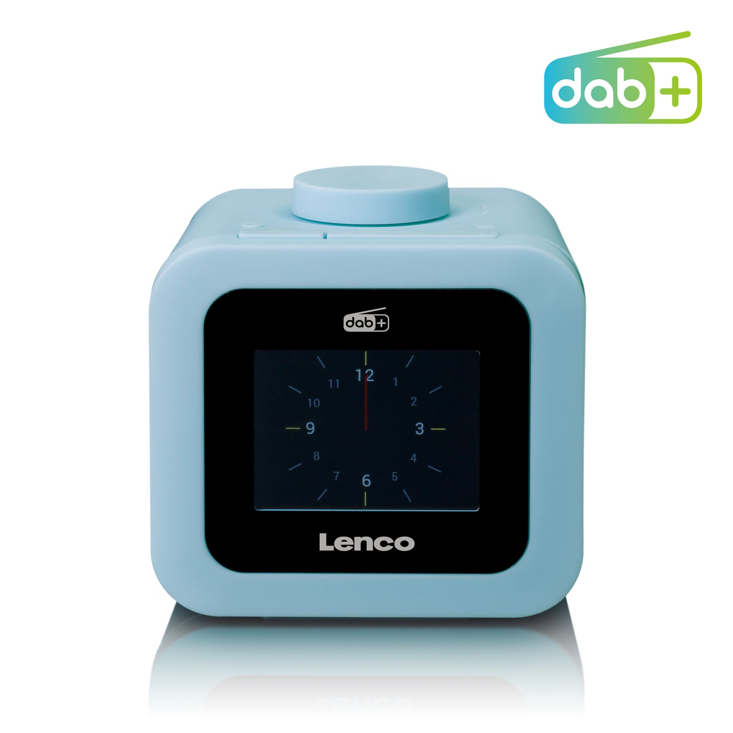 Lenco CR-620BU - Radio-réveil DAB+/FM avec écran couleur - Bleu