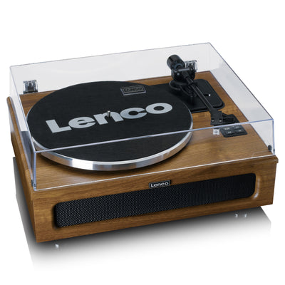 Lenco LS-410WA - Platine vinyle avec 4 haut-parleurs - Bois