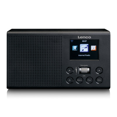 Lenco DIR-60BK - Radio Internet/FM avec contrôle des applications - Noir