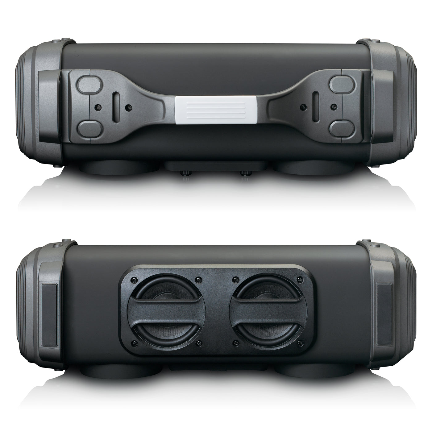Lenco SPR-200BK - Enceinte Bluetooth® étanche avec radio FM, lecteur USB/micro SD et effets lumineux - Noir