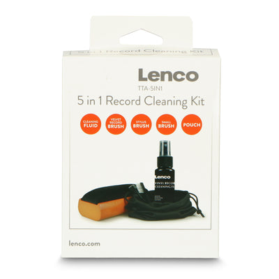 Lenco TTA-5IN1 - Brosse en bois avec coussinet de velours