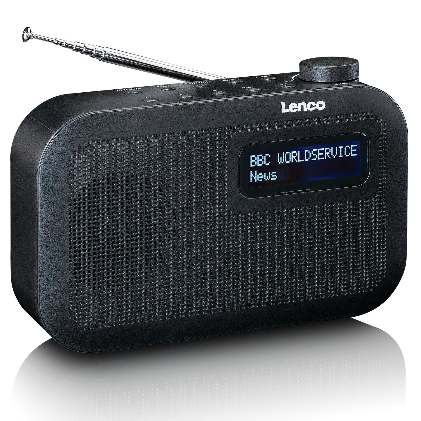 Lenco PDR-016BK - Radio portable DAB+/FM avec Bluetooth® - Noir