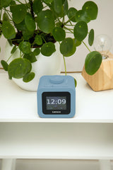Lenco CR-620BU - Radio-réveil DAB+/FM avec écran couleur - Bleu