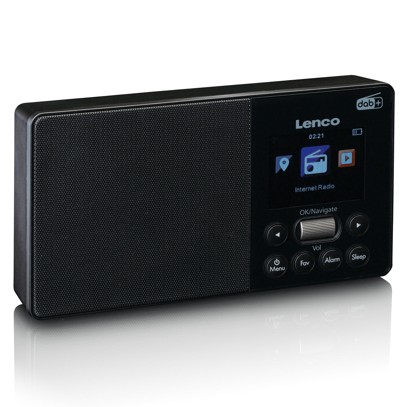 Lenco PIR-510BK - Radio portable Internet, DAB+, FM