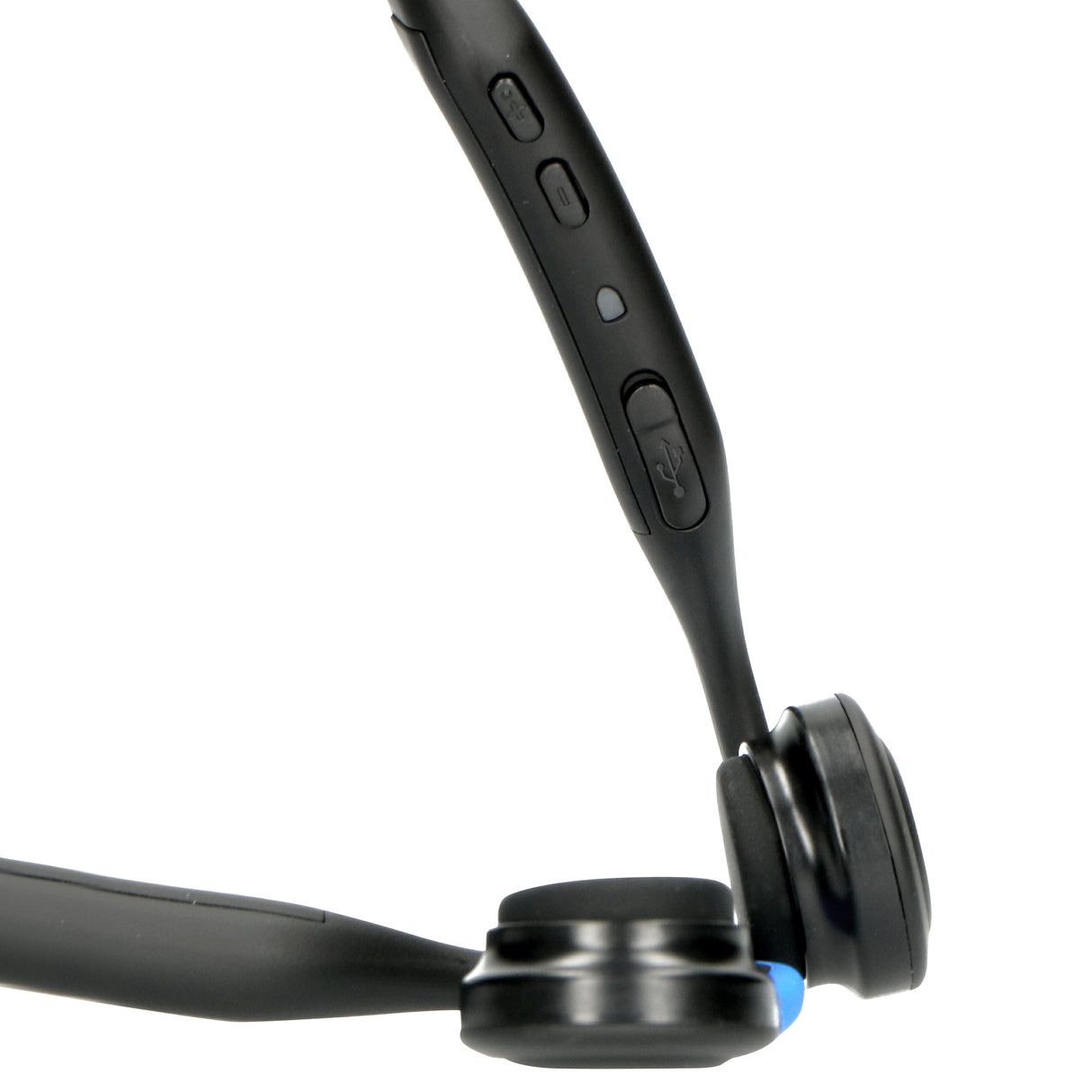 Lenco BCH-1000BU - Casque Bluetooth® à conduction osseuse, bleu