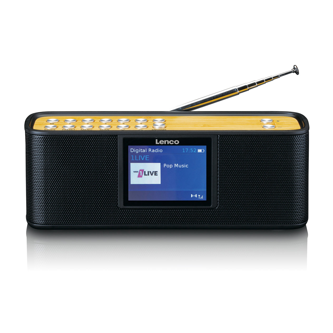 Lenco PDR-045BK - Radio DAB+ avec Bluetooth® 5.0, noir