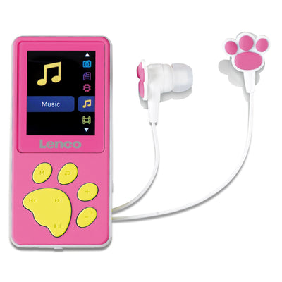 Lenco Xemio-560PK - Lecteur MP3/MP4 mémoire 8Go - Rose