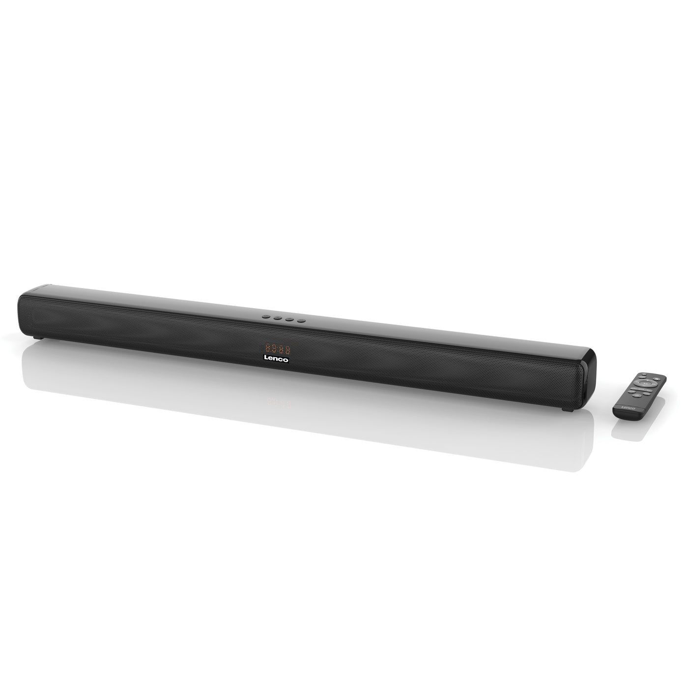 Lenco SB-042BK -85cm Bluetooth® Soundbar avec HDMI (ARC) et éclairage LED  - Noir