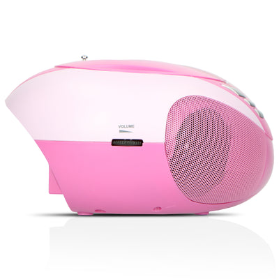 Lenco SCD-37 USB Pink - Radio FM et lecteur CD/USB portable - Rose