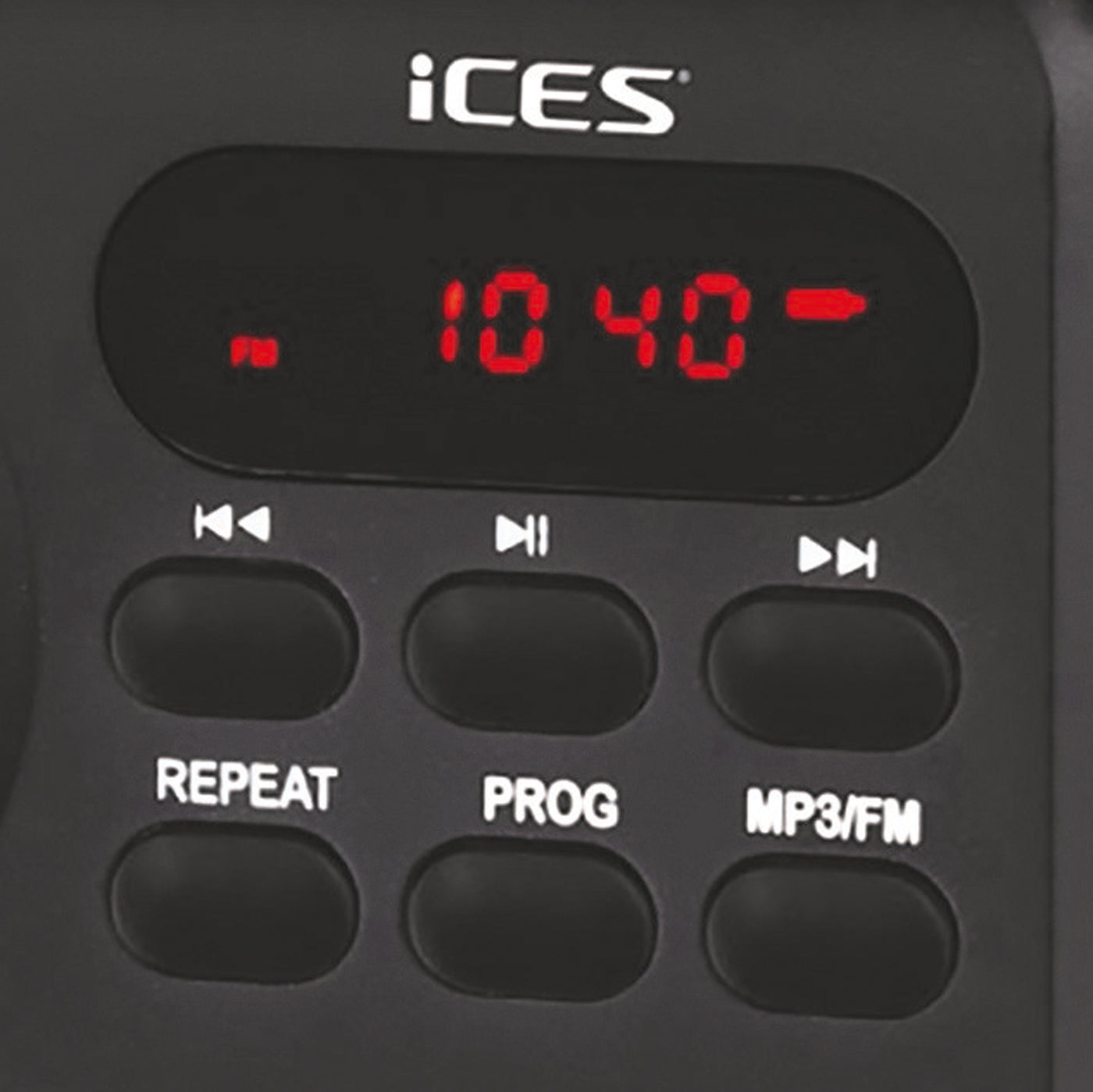 Ices IMPR-112 Black - Radio FM portable rechargeable - Noir