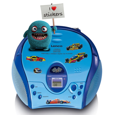 Lenco SCD-24BU kids - Radio portable avec lecteur CD - Bleu